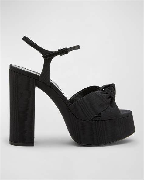 Saint Laurent Bianca Knotted Ankle.